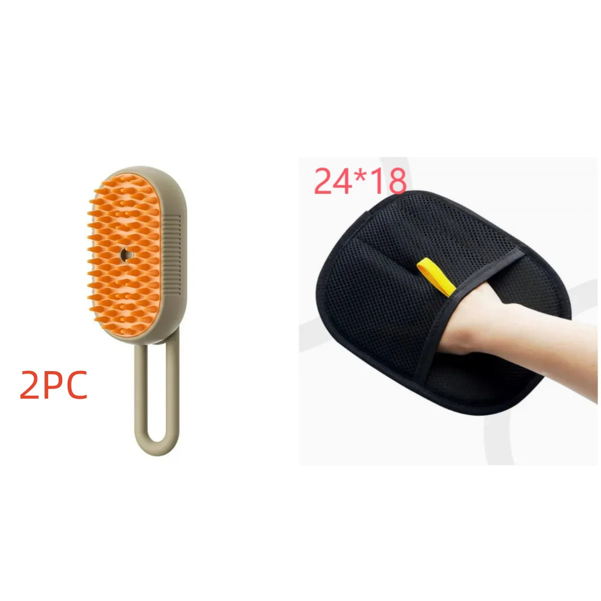 Electric Spray Cat Brush | 3-in-1 Pet Grooming Comb with Mist & Deshedding
