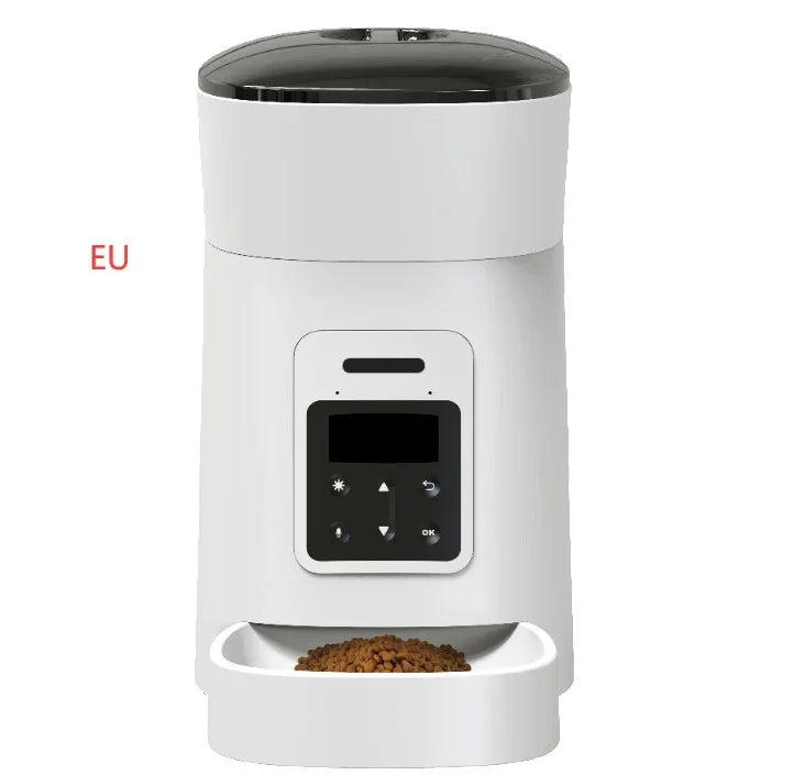programmable LCD pet food dispenser for busy pet owners